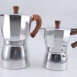 موکاپات  6کاپ استیل دسته چوبی