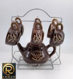 ست 6 عددی فنجان و قوری